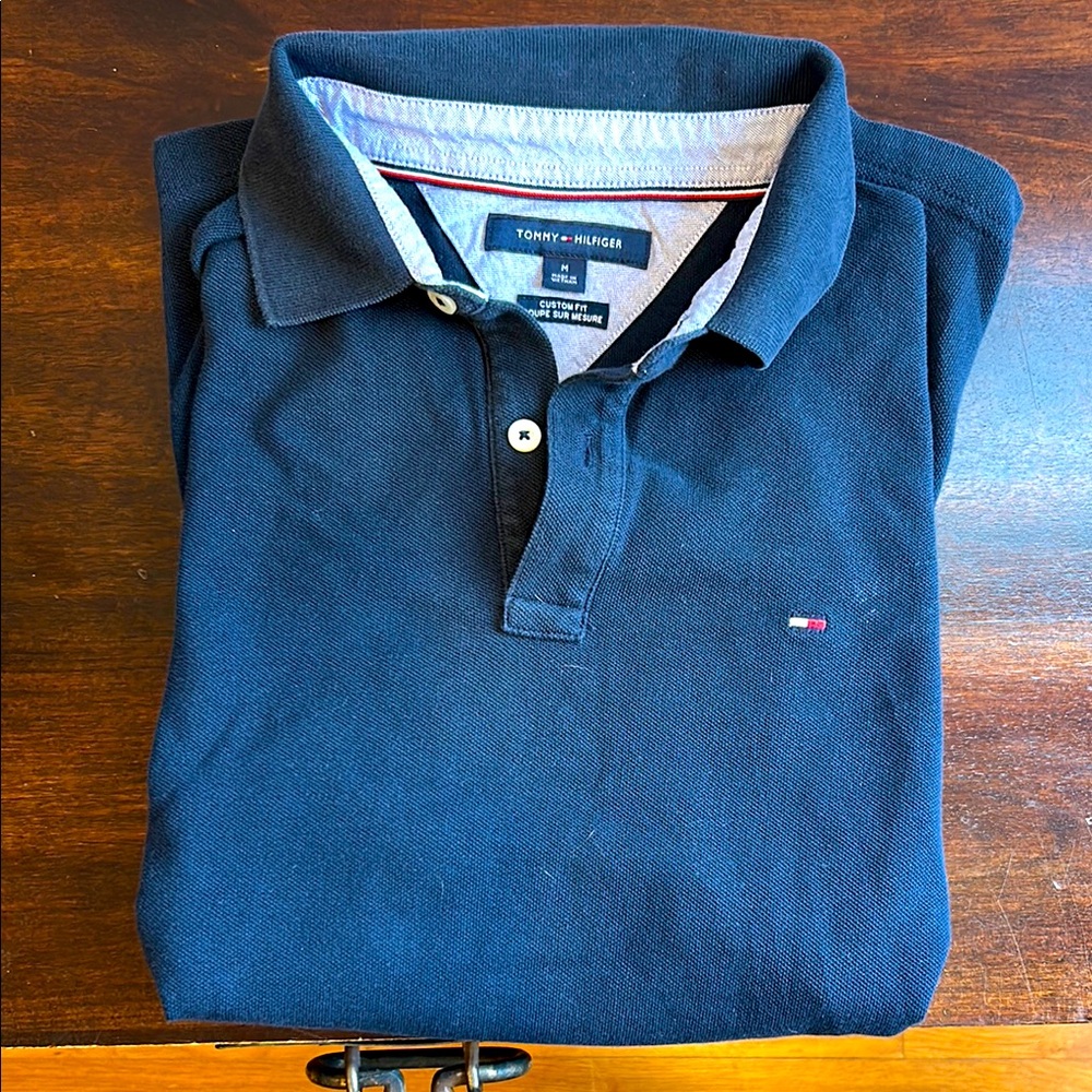 Tommy Hilfiger Men's Navy Polo Shirt